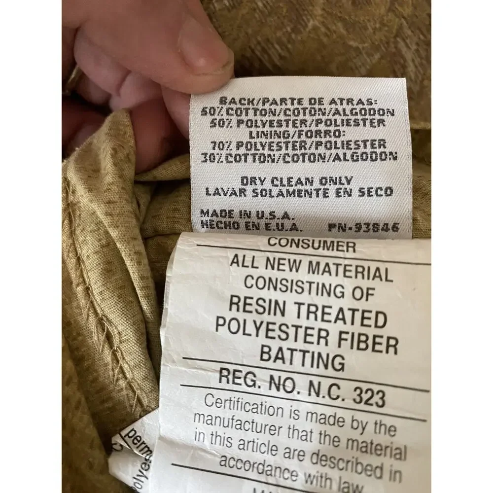 Two Croscill Home Galleria standard Size Pillow Shams Finished Sz 27 X 21”